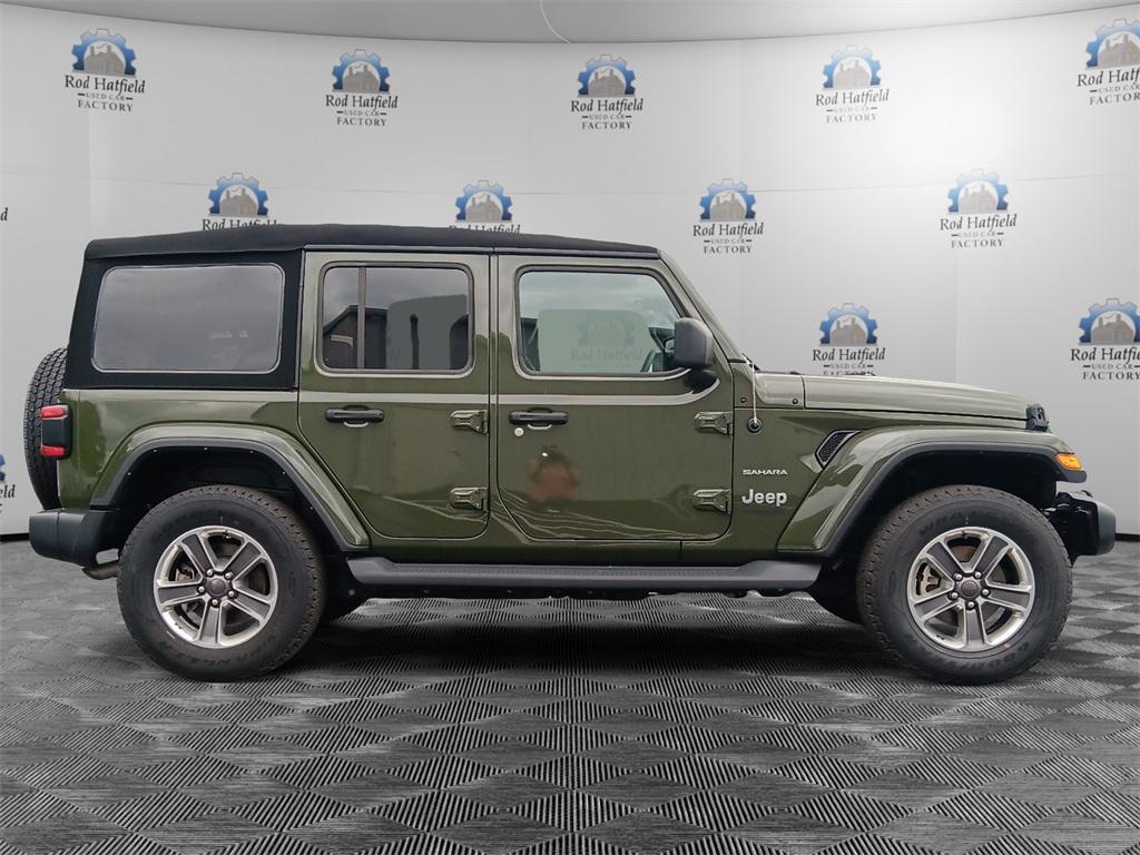 used 2021 Jeep Wrangler Unlimited car, priced at $29,651
