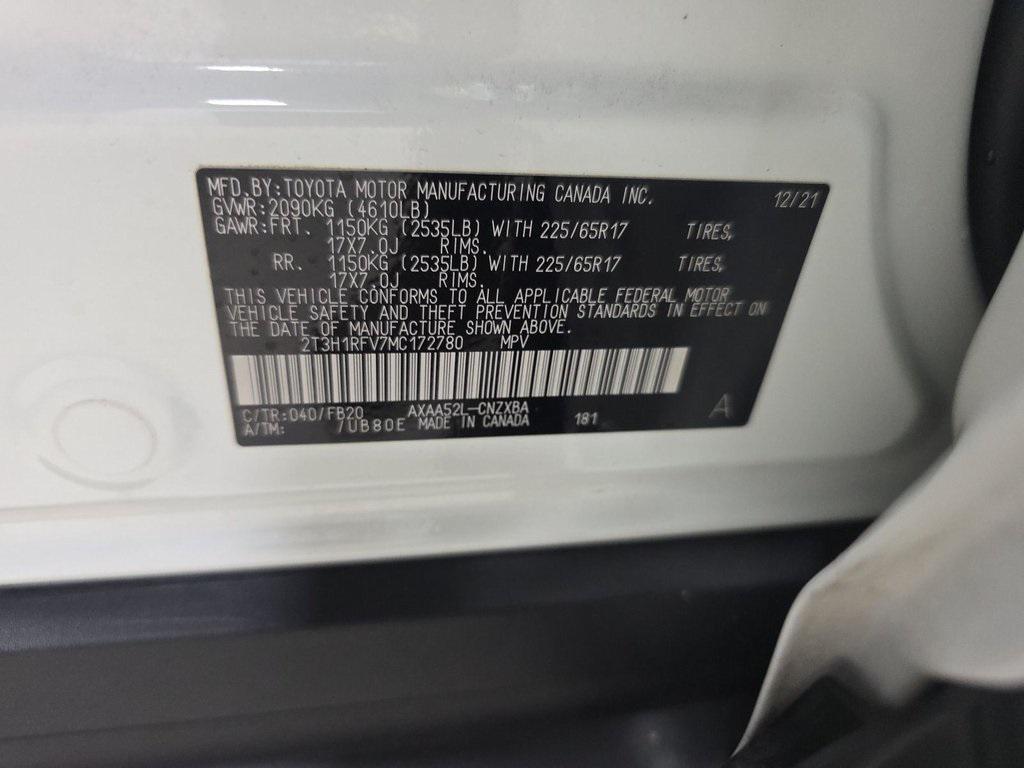 used 2021 Toyota RAV4 car, priced at $25,112