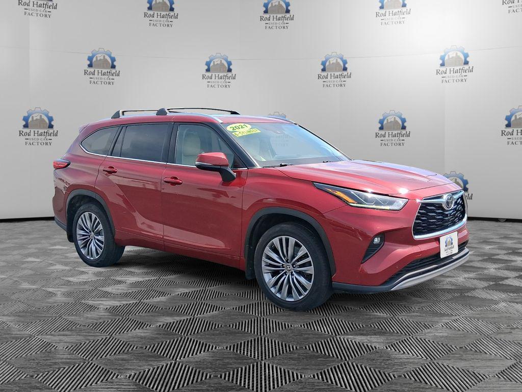 used 2021 Toyota Highlander car, priced at $29,536