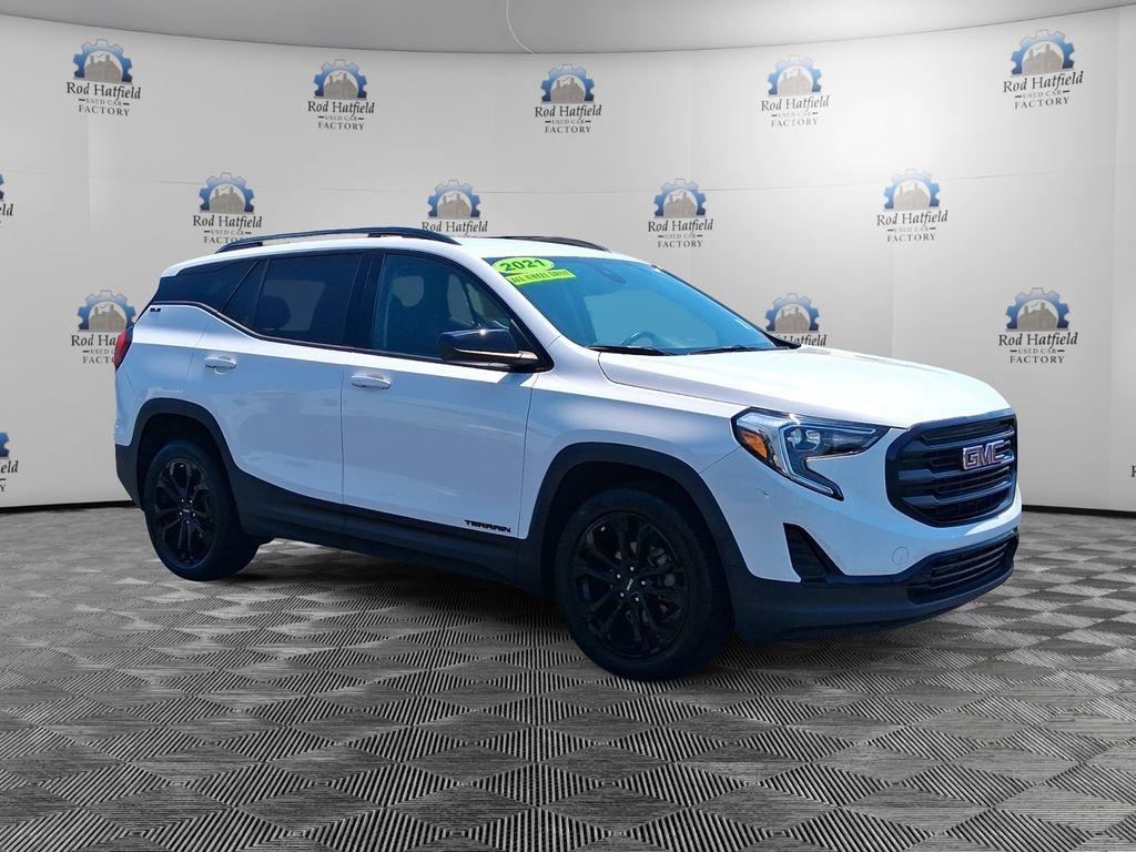 used 2021 GMC Terrain car, priced at $17,603