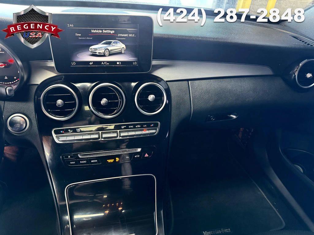used 2018 Mercedes-Benz C-Class car, priced at $14,885