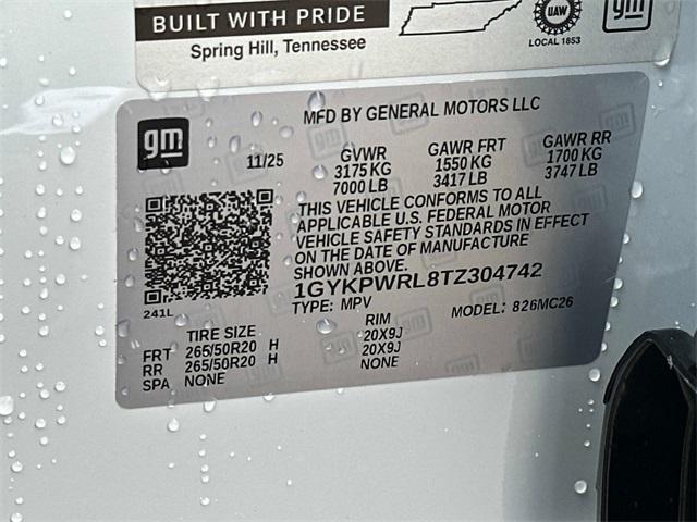 new 2026 Cadillac LYRIQ car, priced at $72,950