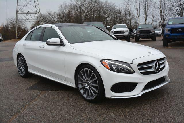 used 2018 Mercedes-Benz C-Class car, priced at $22,880