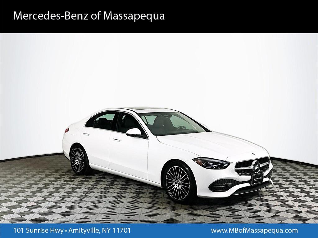 used 2022 Mercedes-Benz C-Class car, priced at $35,000