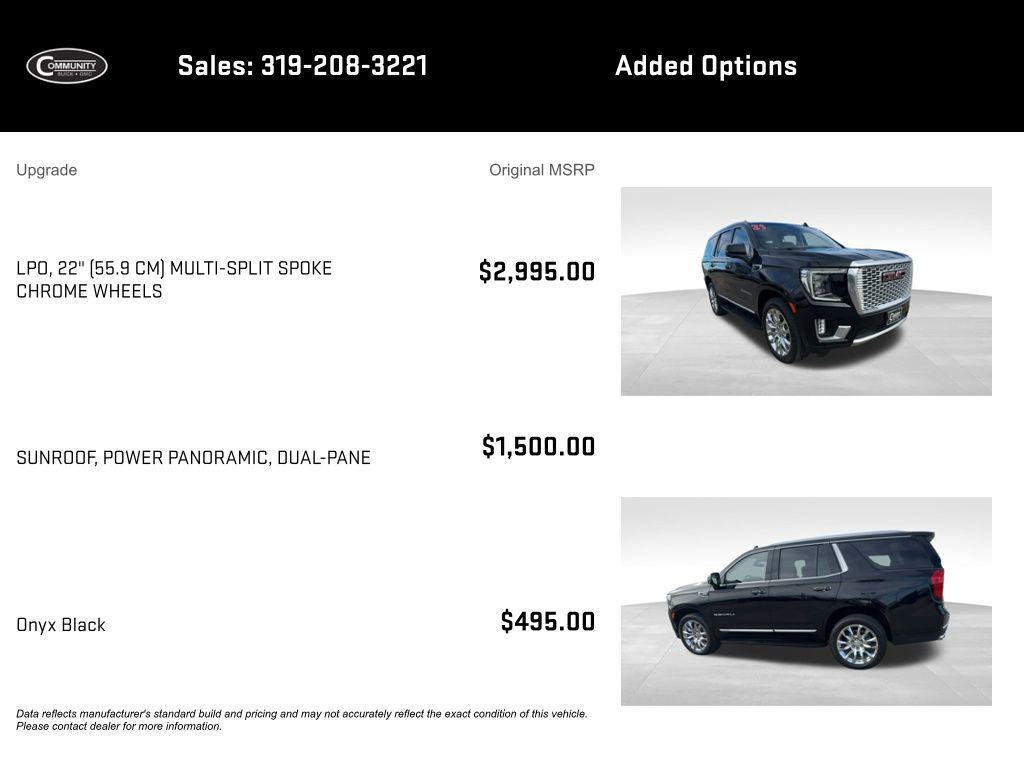 used 2021 GMC Yukon car, priced at $52,939