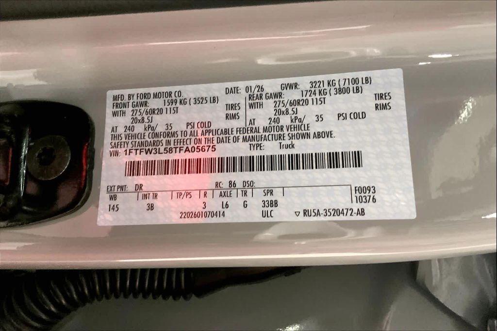 new 2026 Ford F-150 car, priced at $93,244