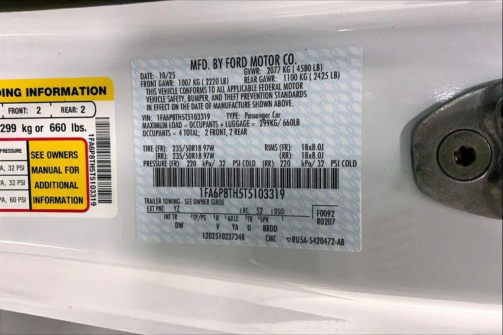 new 2026 Ford Mustang car, priced at $32,412