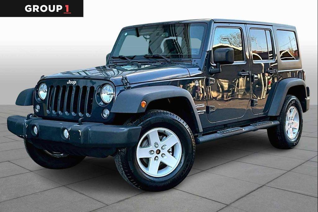 used 2017 Jeep Wrangler Unlimited car, priced at $20,971