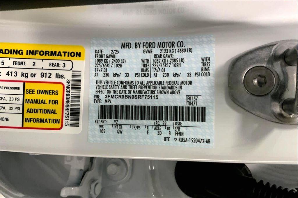 new 2025 Ford Bronco Sport car, priced at $29,454