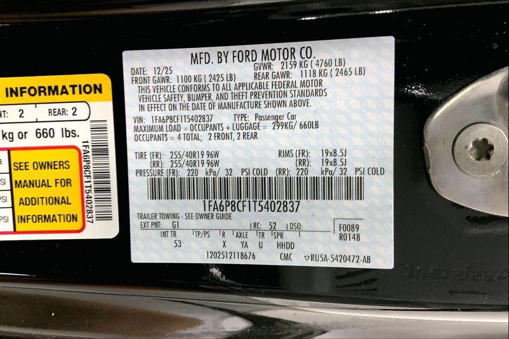 new 2026 Ford Mustang car, priced at $55,640