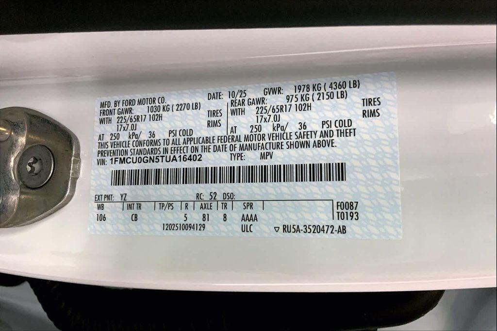 new 2026 Ford Escape car, priced at $27,712