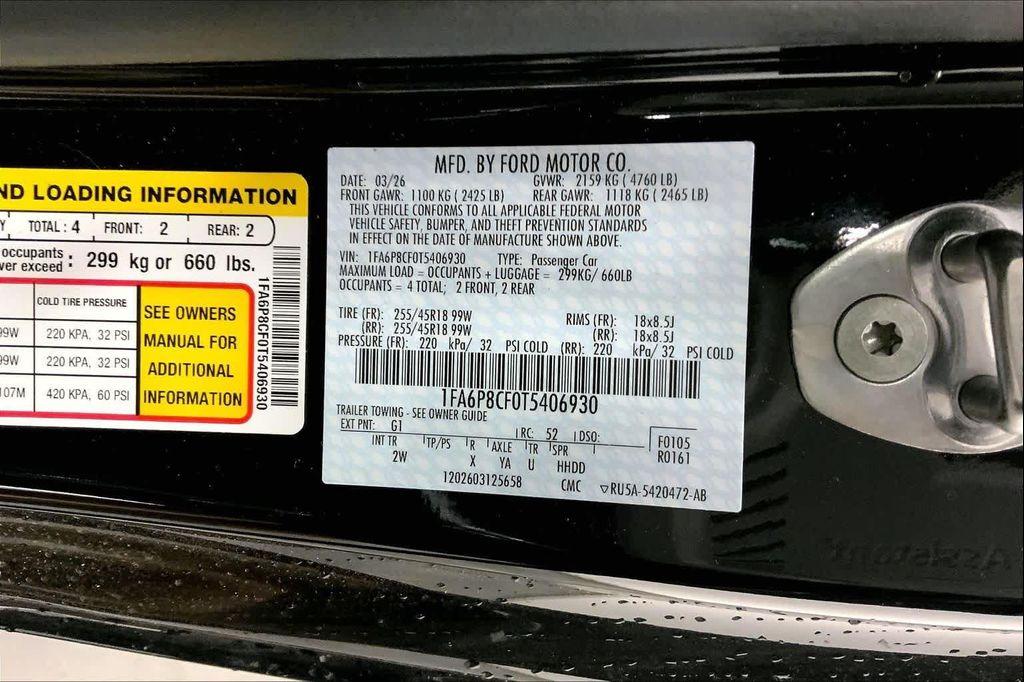 new 2026 Ford Mustang car, priced at $48,037