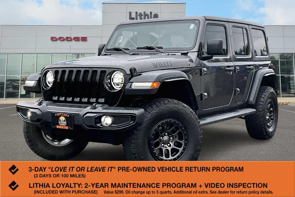 used 2022 Jeep Wrangler Unlimited car, priced at $34,995