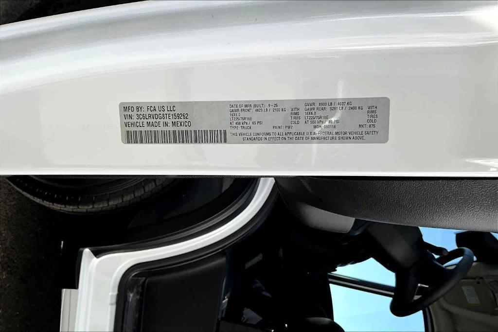 new 2026 Ram ProMaster 2500 car, priced at $51,933