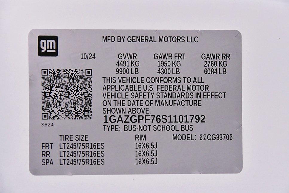 used 2025 Chevrolet Express 3500 car, priced at $42,555