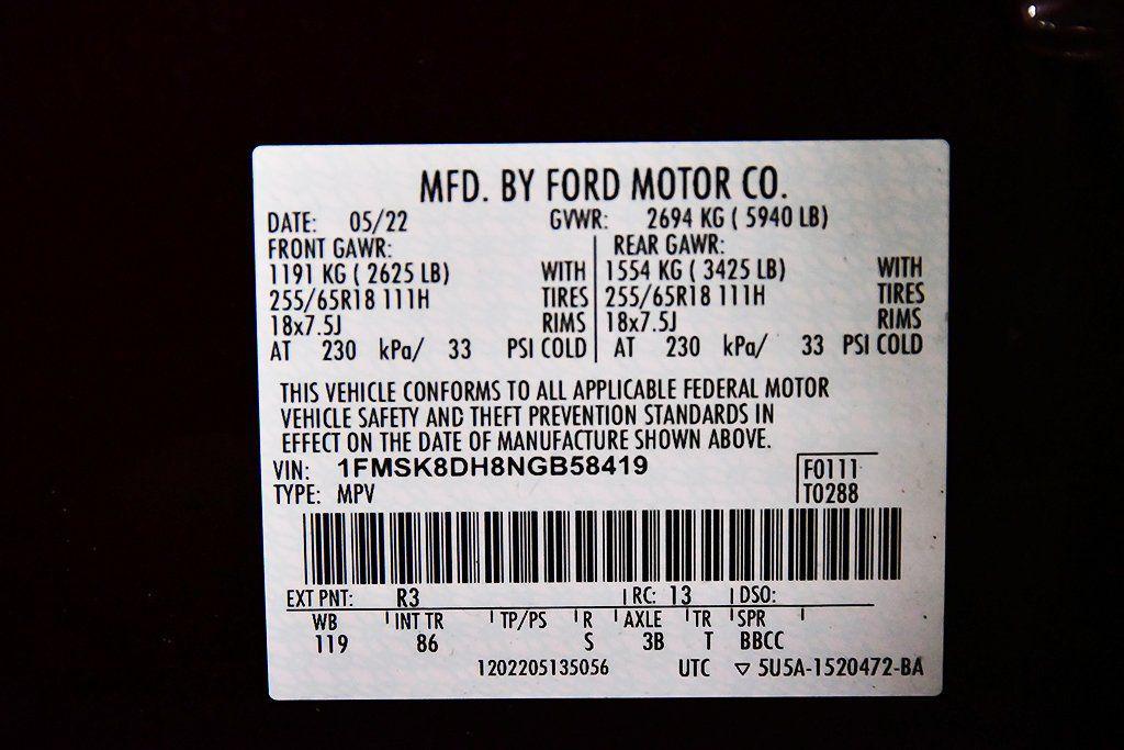 used 2022 Ford Explorer car, priced at $29,997