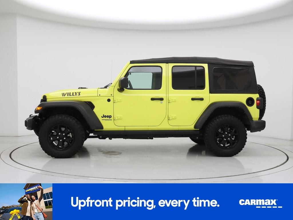 used 2022 Jeep Wrangler car, priced at $28,998