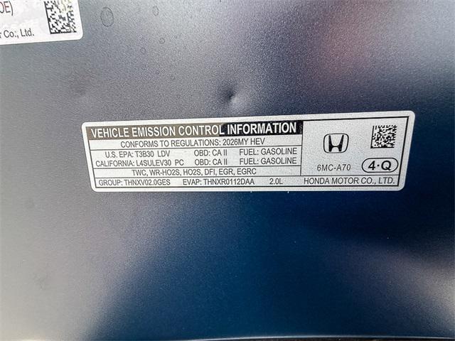 new 2026 Honda Civic Hybrid car, priced at $30,945