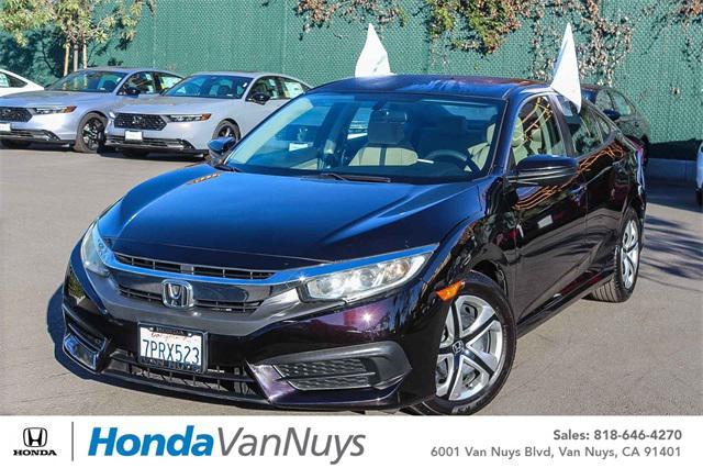 used 2016 Honda Civic car, priced at $13,277