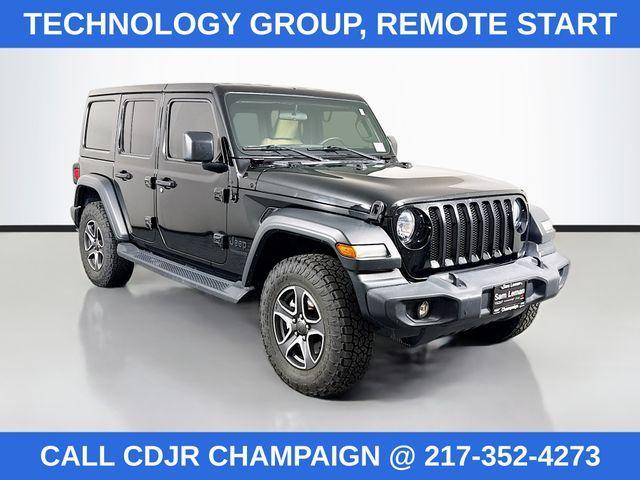 used 2020 Jeep Wrangler Unlimited car, priced at $18,995