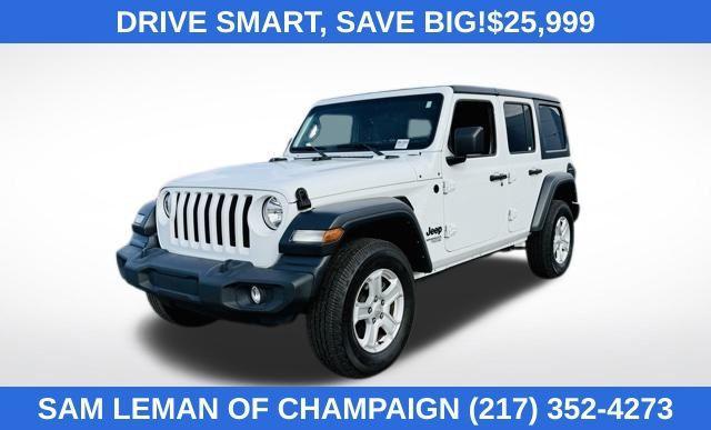used 2021 Jeep Wrangler Unlimited car, priced at $25,999