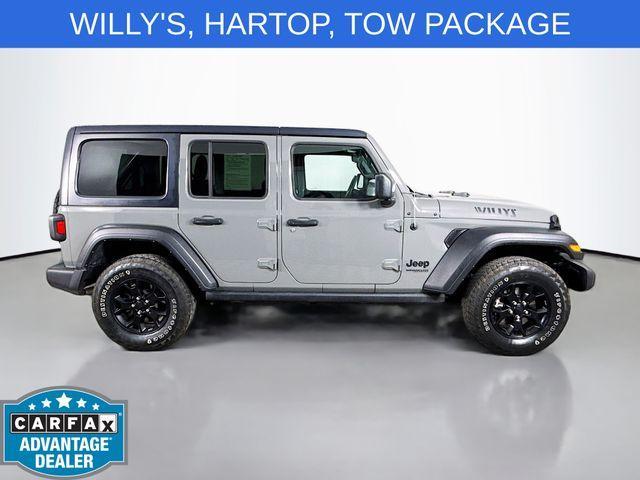 used 2021 Jeep Wrangler Unlimited car, priced at $27,324