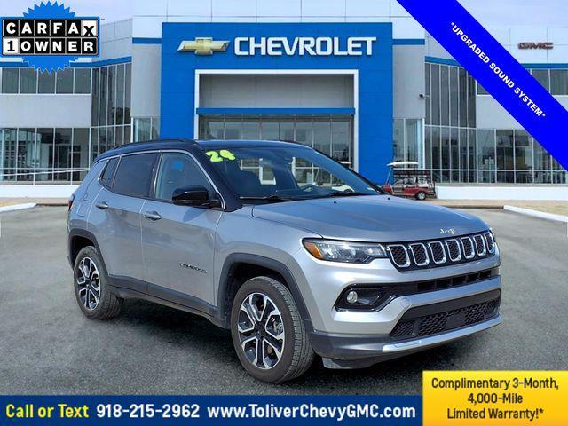 used 2024 Jeep Compass car, priced at $20,433