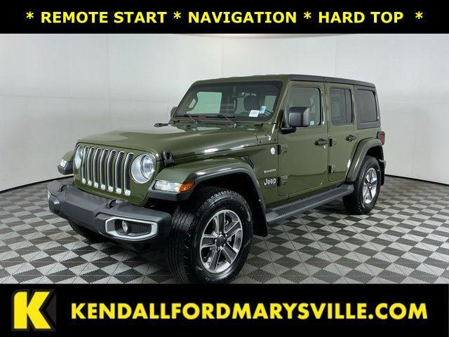used 2021 Jeep Wrangler Unlimited car, priced at $34,171