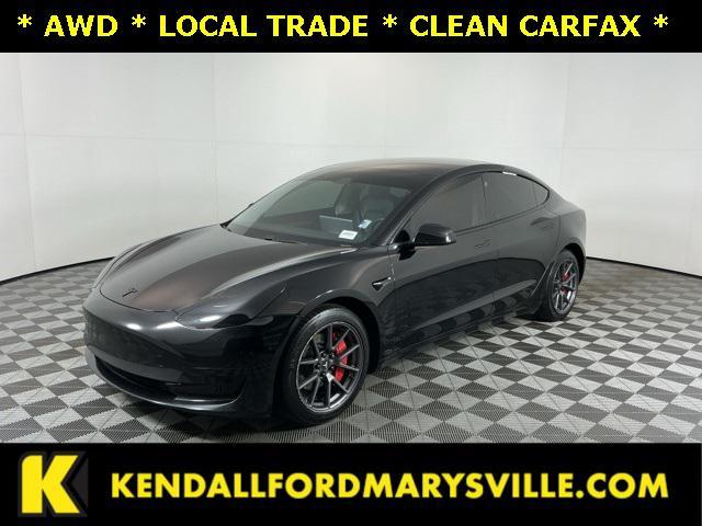 used 2021 Tesla Model 3 car, priced at $27,972