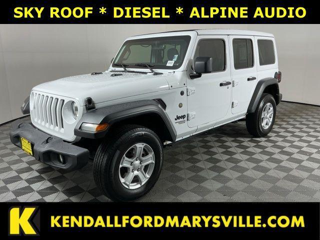 used 2021 Jeep Wrangler Unlimited car, priced at $28,971