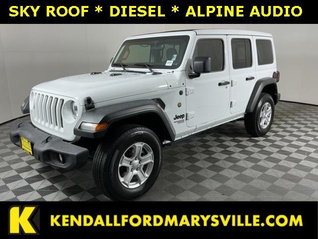 used 2021 Jeep Wrangler Unlimited car, priced at $32,471