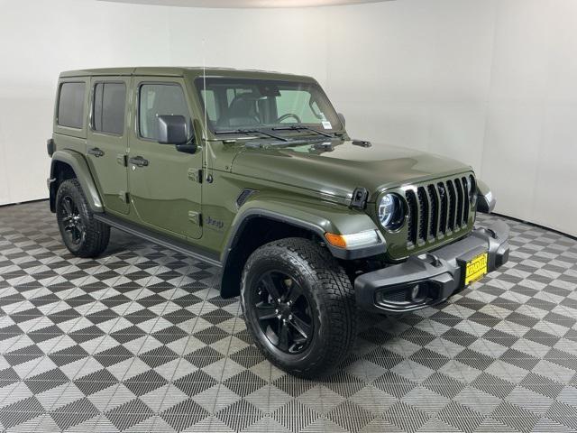 used 2021 Jeep Wrangler Unlimited car, priced at $36,371