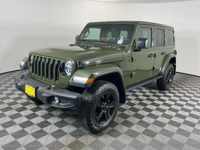 used 2021 Jeep Wrangler Unlimited car, priced at $36,371