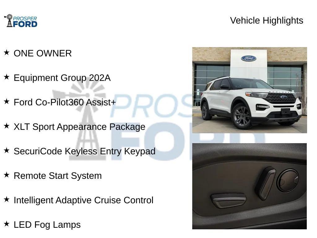 used 2022 Ford Explorer car, priced at $27,995