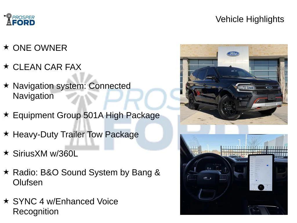 used 2023 Ford Expedition car, priced at $48,999