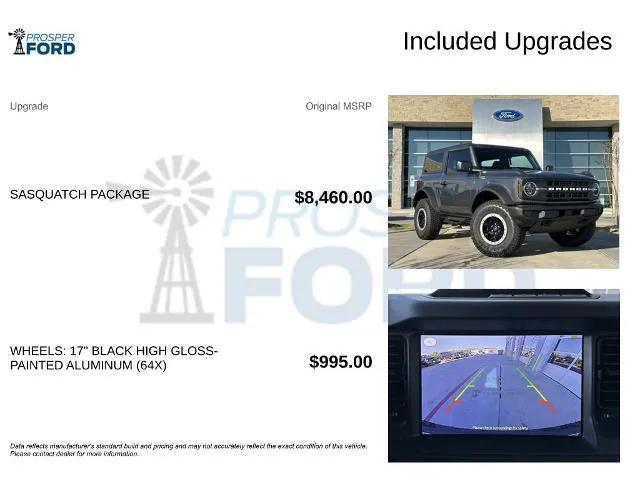 new 2025 Ford Bronco car, priced at $44,615