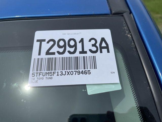 used 2018 Toyota Tundra car, priced at $34,500