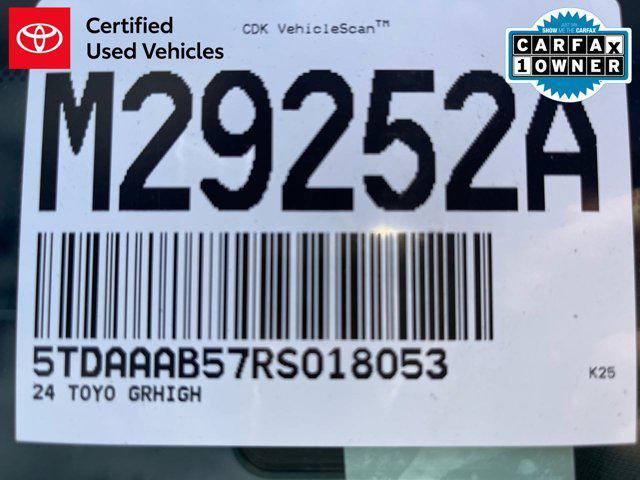 used 2024 Toyota Grand Highlander car, priced at $42,300