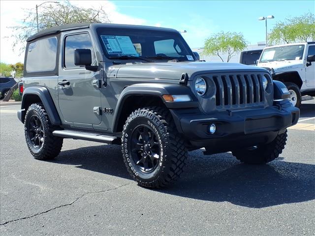 used 2021 Jeep Wrangler car, priced at $25,499