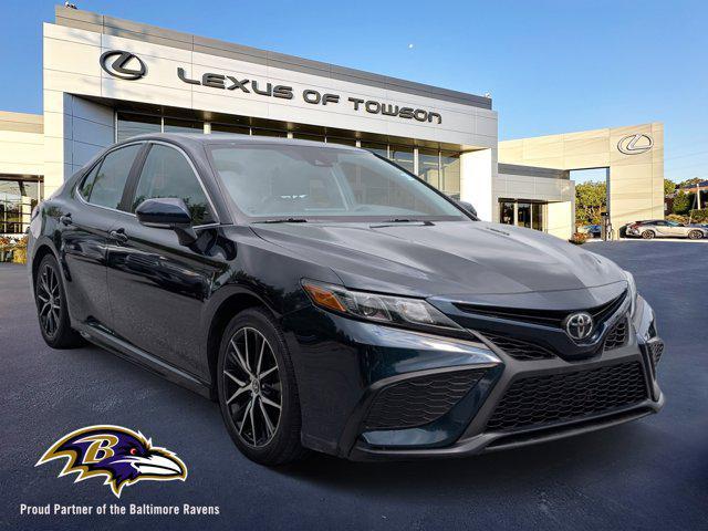 used 2021 Toyota Camry car, priced at $20,491