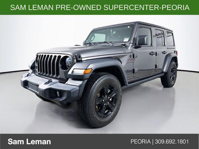 used 2022 Jeep Wrangler Unlimited car, priced at $29,400