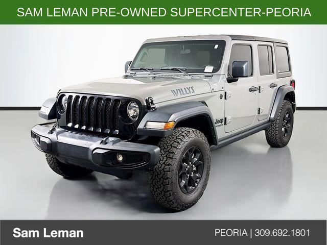 used 2021 Jeep Wrangler Unlimited car, priced at $25,800