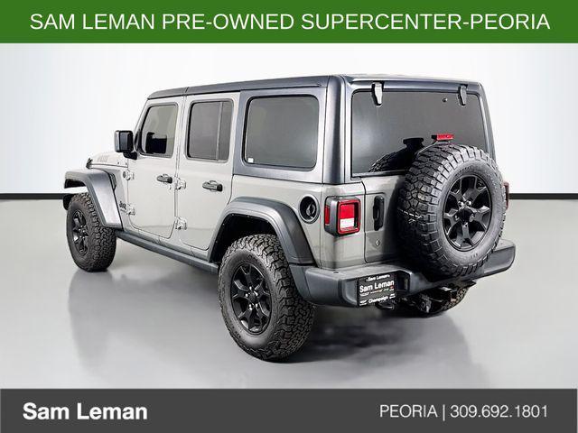 used 2021 Jeep Wrangler Unlimited car, priced at $25,800