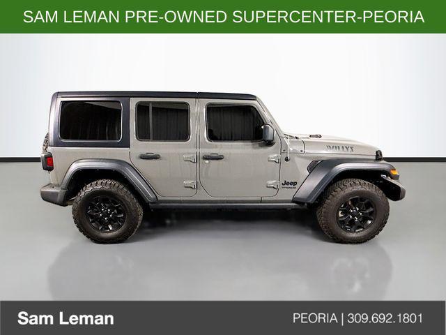 used 2021 Jeep Wrangler Unlimited car, priced at $25,800
