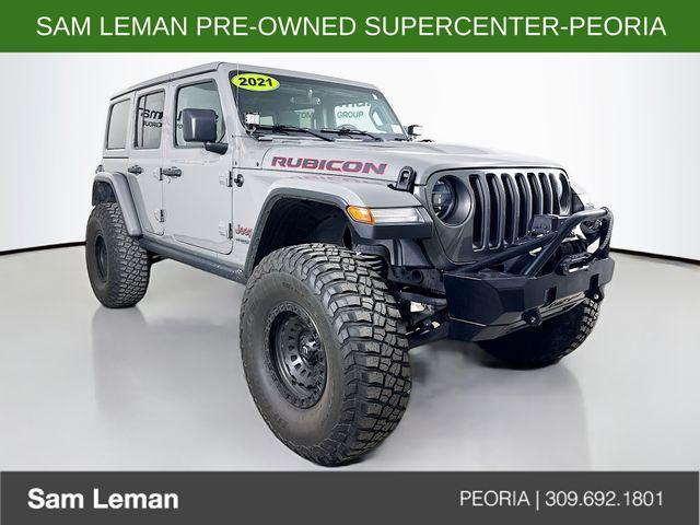 used 2021 Jeep Wrangler Unlimited car, priced at $35,725