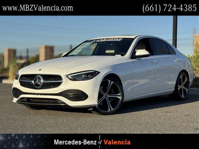 used 2022 Mercedes-Benz C-Class car, priced at $27,700