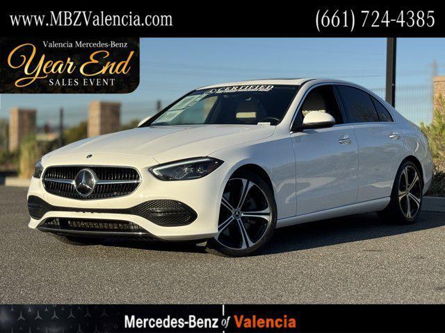 used 2022 Mercedes-Benz C-Class car, priced at $25,877
