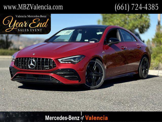 new 2025 Mercedes-Benz AMG CLA 35 car, priced at $61,130