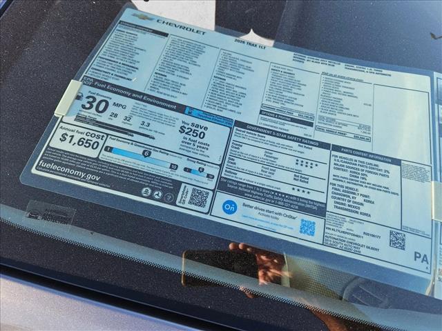 new 2026 Chevrolet Trax car, priced at $24,637