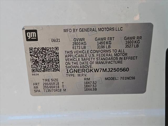 used 2021 Chevrolet Traverse car, priced at $19,955